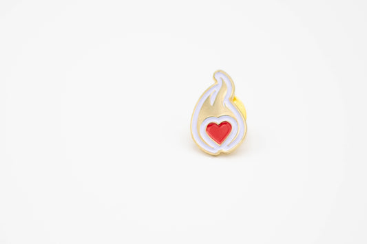Heart Aflame Pin